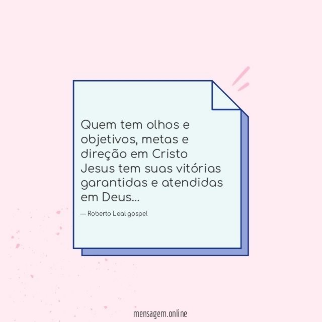 Quem tem olhos e objetivos