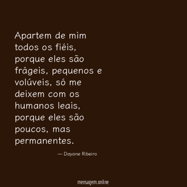 Apartem de mim todos os fiéis