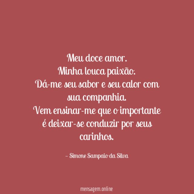 Meu doce amor