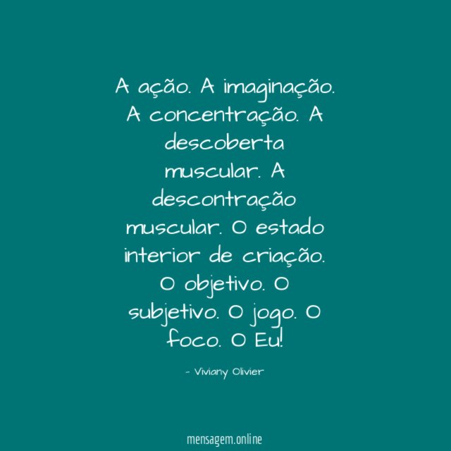 A ação