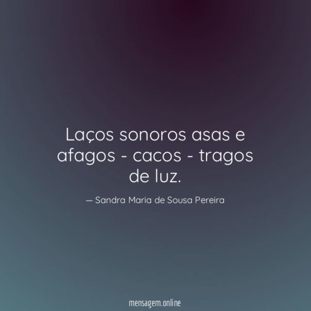 Laços sonoros asas e afagos - cacos - tragos de luz