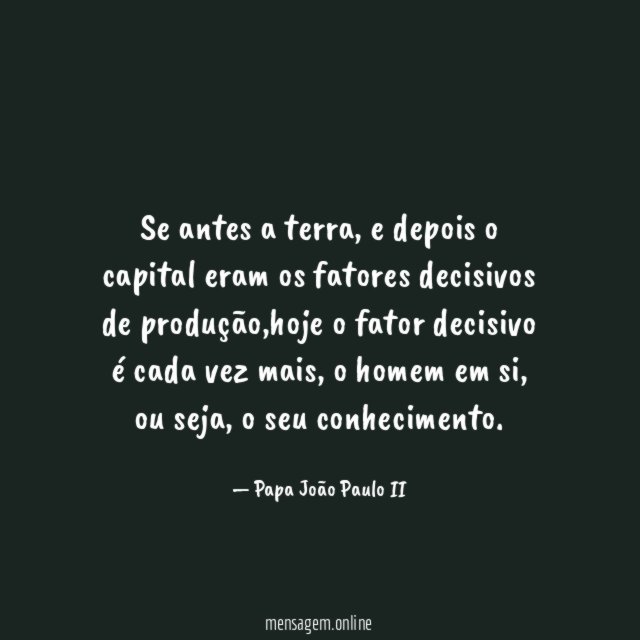 Se antes a terra