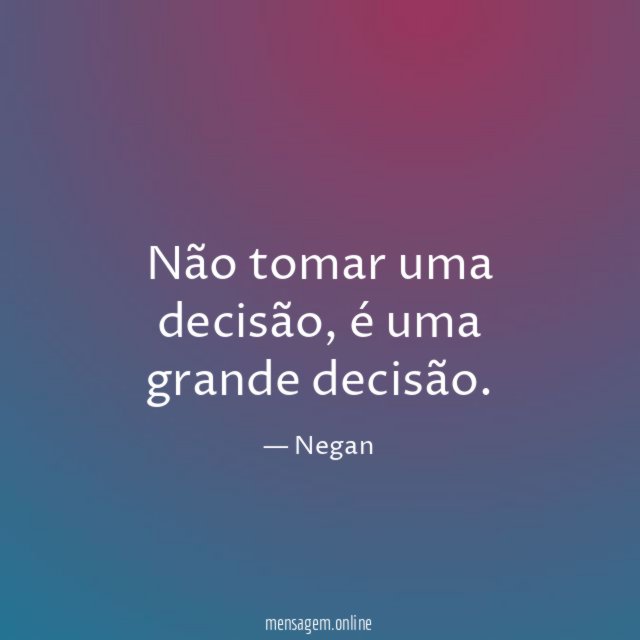 Não tomar uma decisão