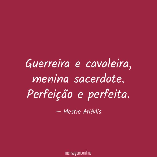 Guerreira e cavaleira