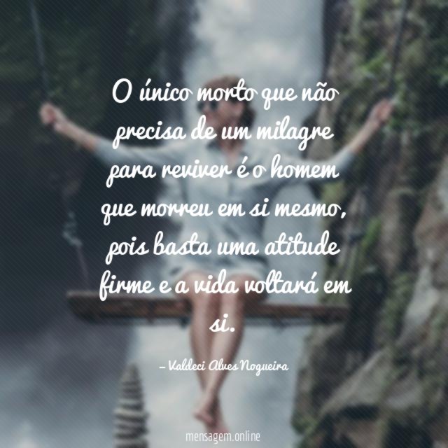O único morto que não precisa de um