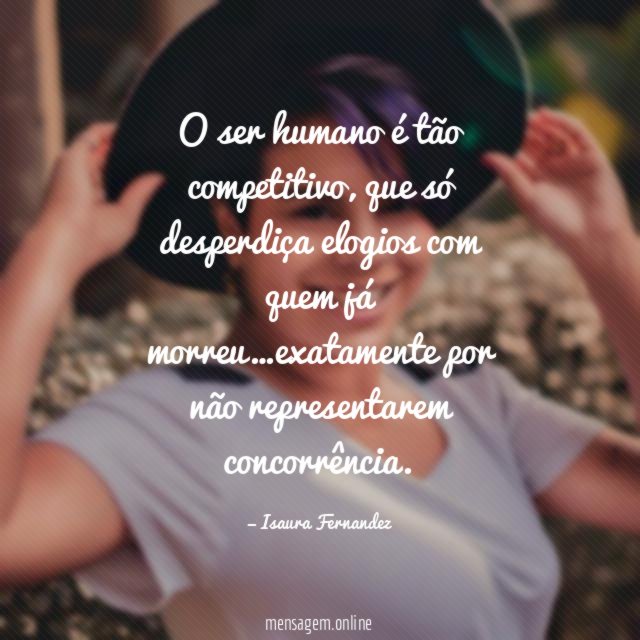 O ser humano é tão competitivo