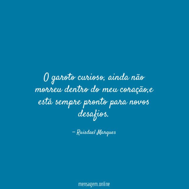 O garoto curioso