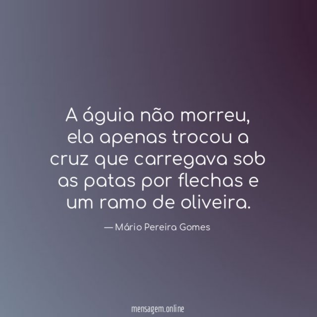 A águia não morreu