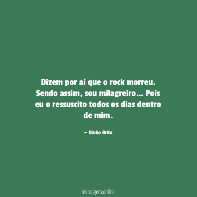 Dizem por aí que o rock morreu