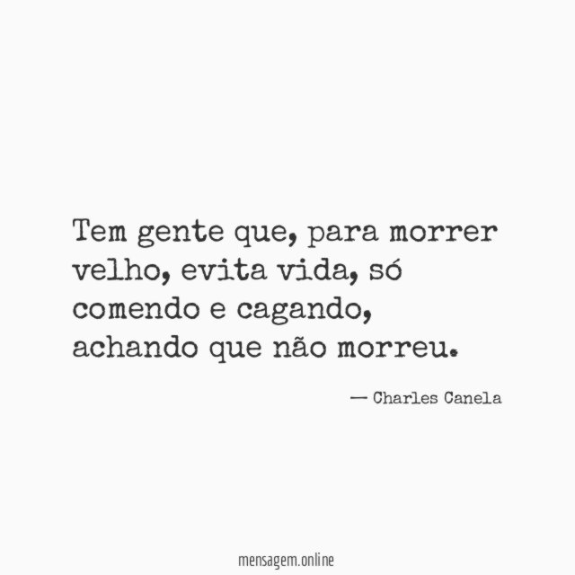 Tem gente que