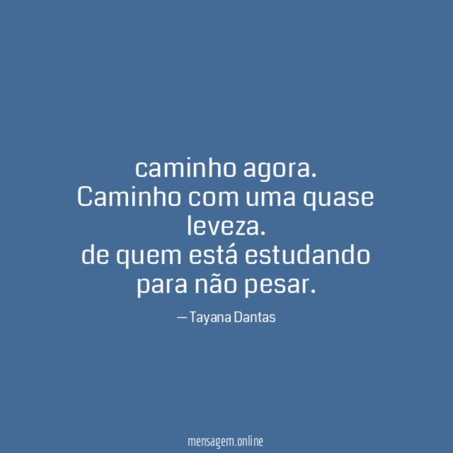 caminho agora