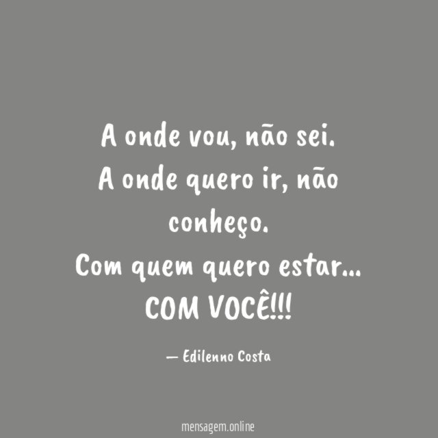 A onde vou