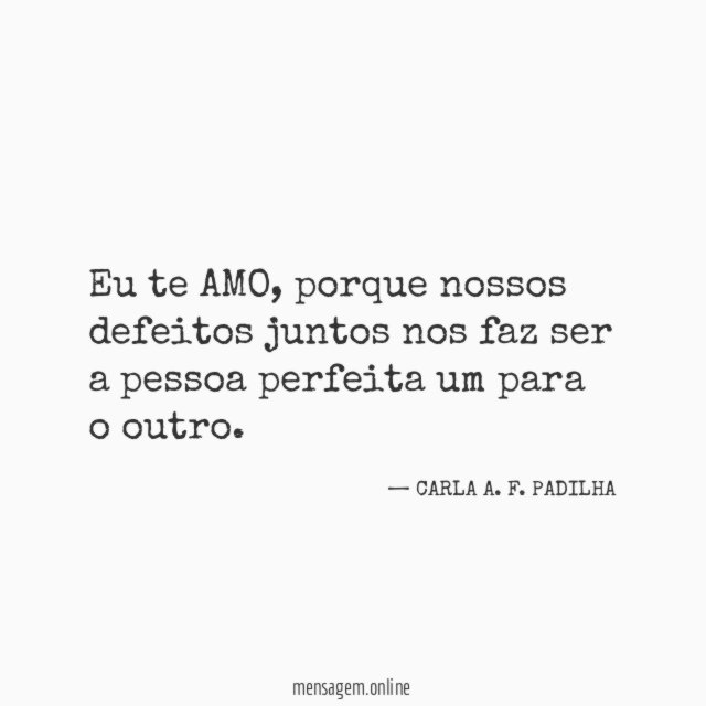 Eu te AMO