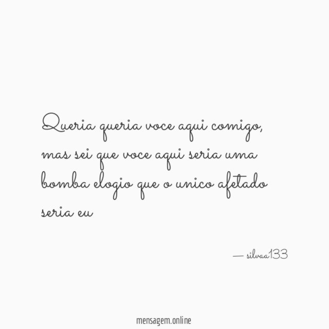 Queria queria voce aqui comigo