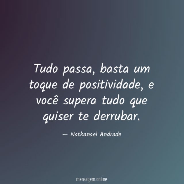 Tudo passa