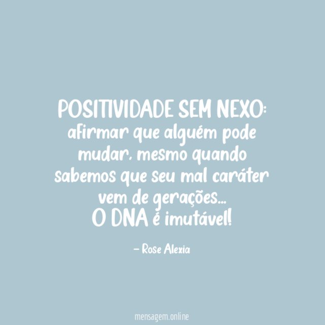 POSITIVIDADE SEM NEXO