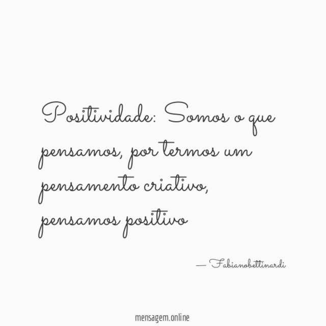 Positividade