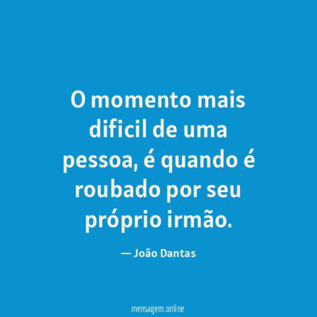 O momento mais dificil de uma pessoa