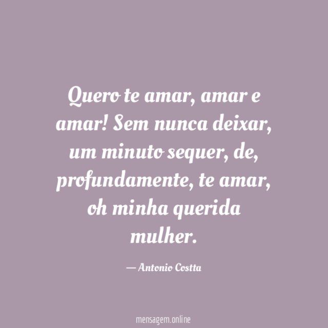 Quero te amar