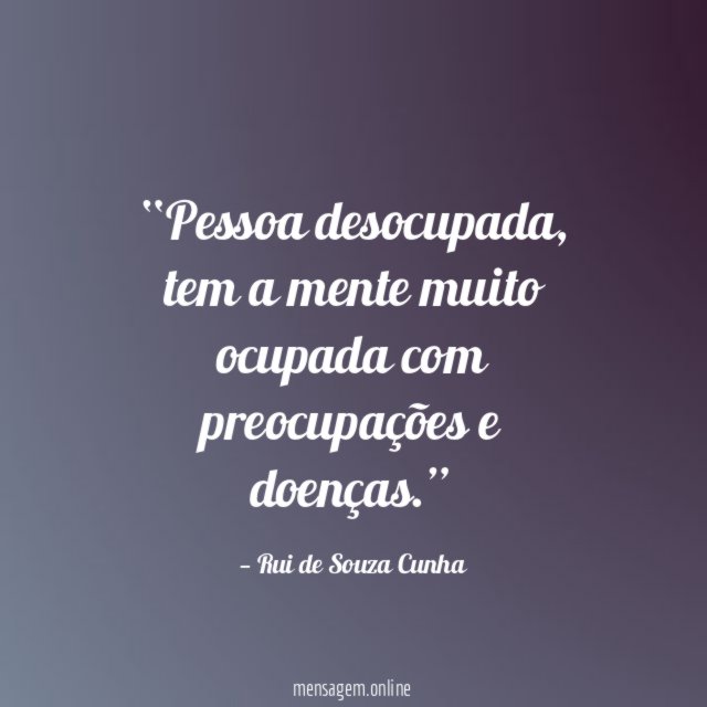 Pessoa desocupada
