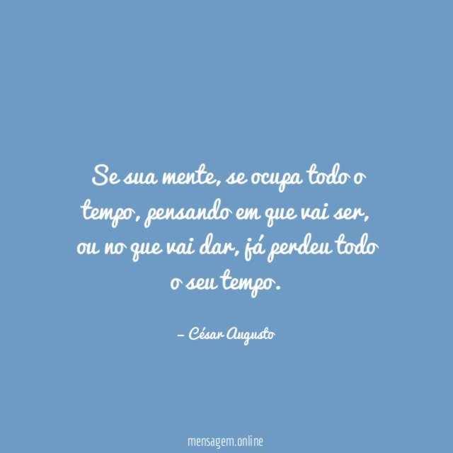 Se sua mente
