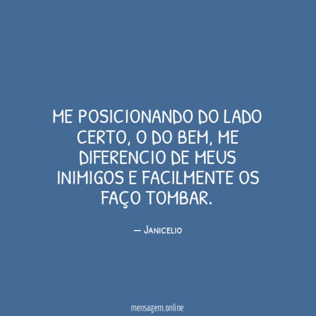Me posicionando do lado certo