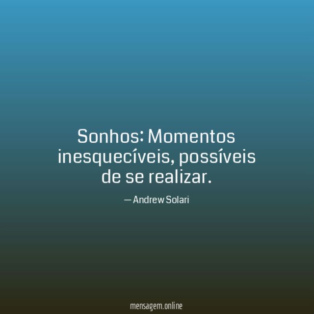 Sonhos