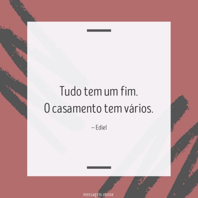 Tudo tem um fim
