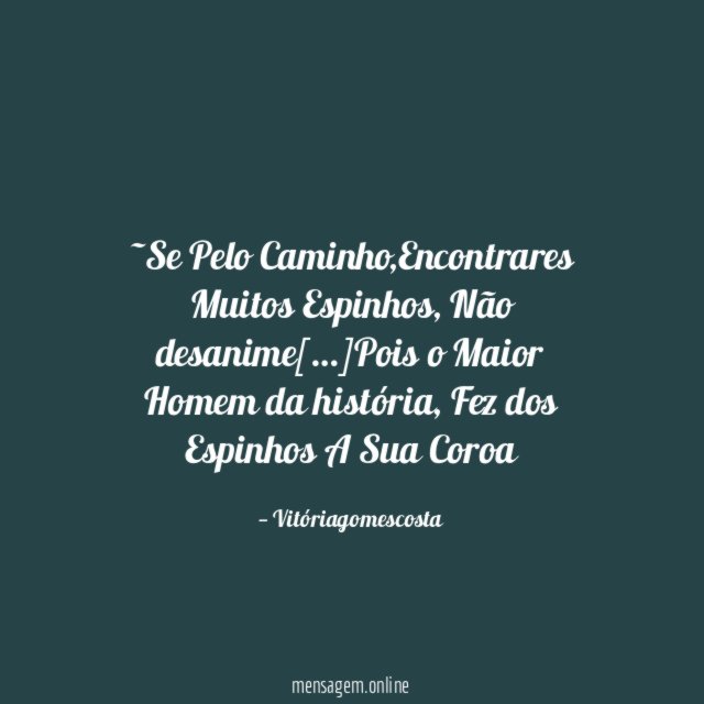 ~Se Pelo Caminho