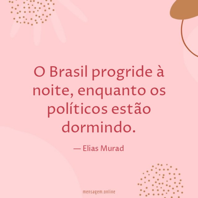 O Brasil progride à noite