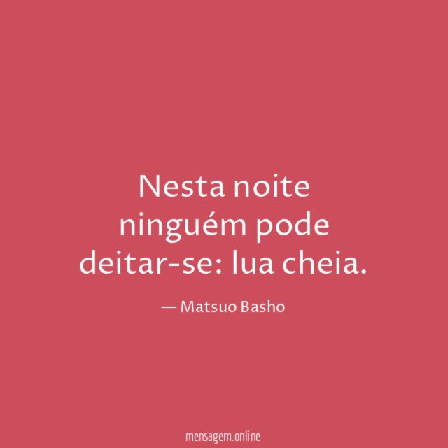 Nesta noite ninguém pode deitar-se
