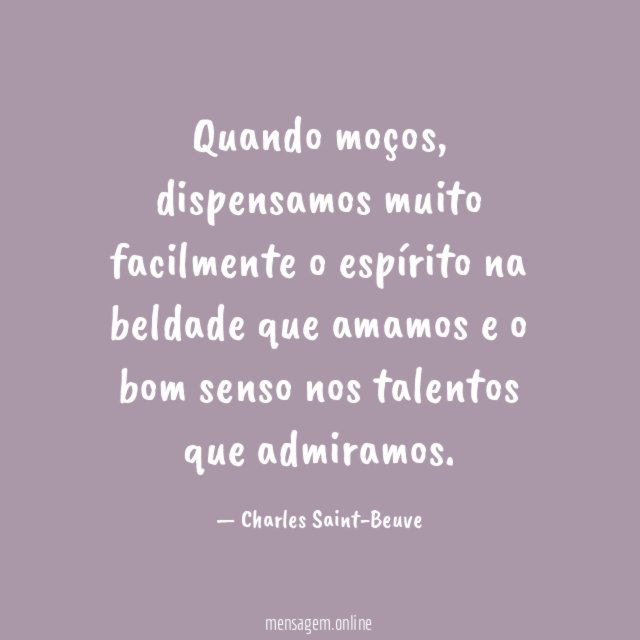 Quando moços