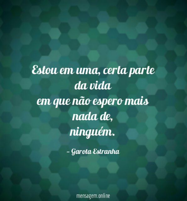 Estou em uma