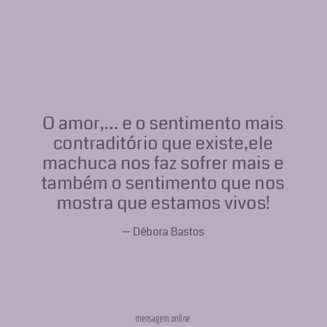 O amor