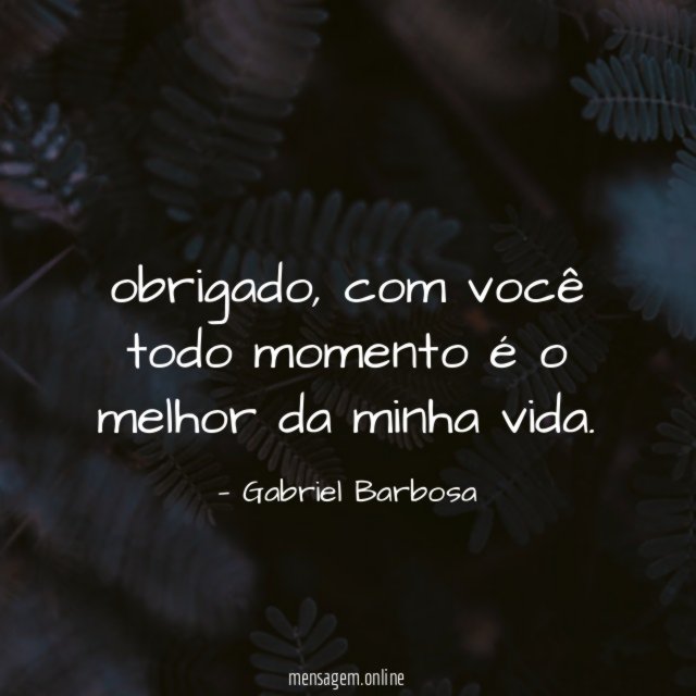 obrigado