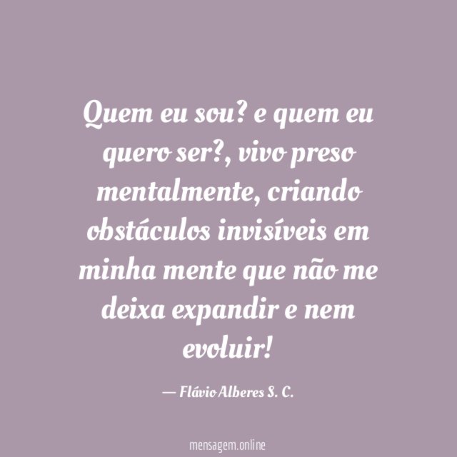 Quem eu sou