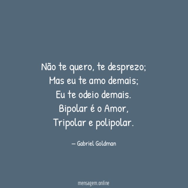 Não te quero
