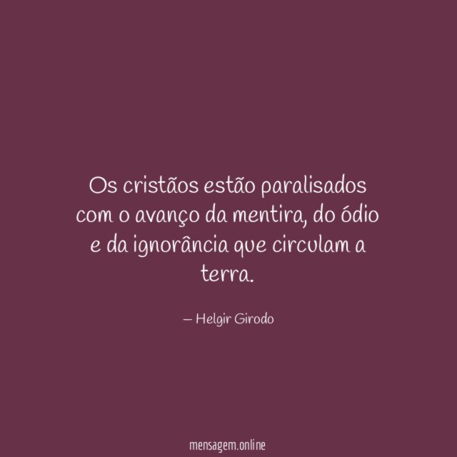 Os cristãos estão paralisados com o avanço da mentira