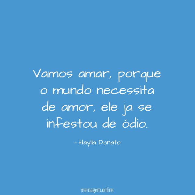 Vamos amar