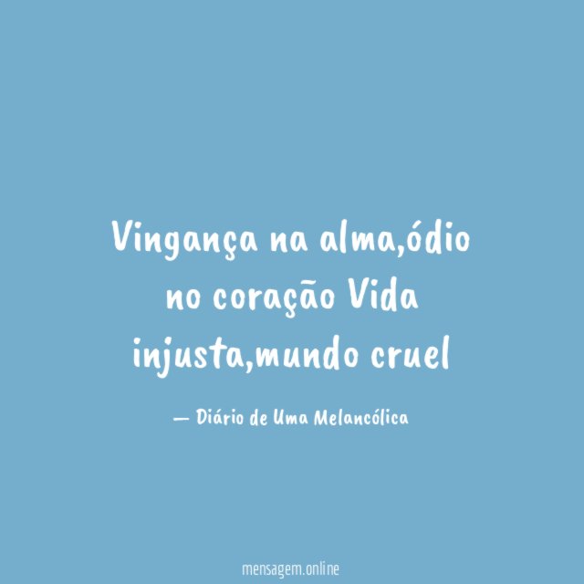 Vingança na alma