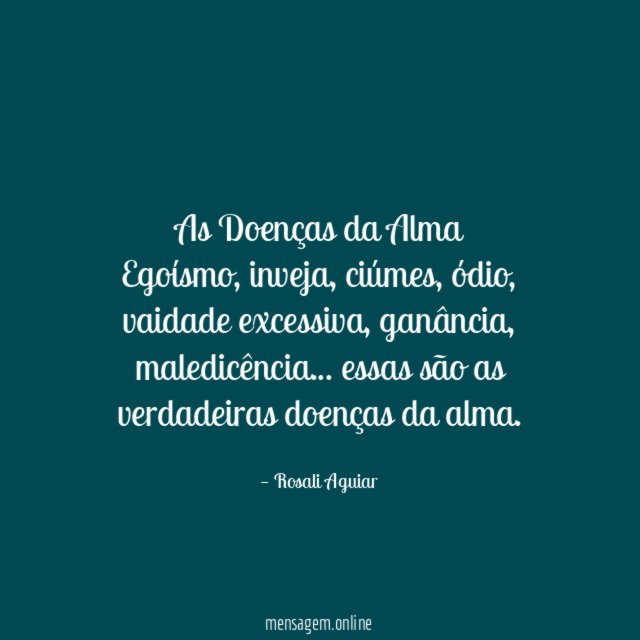 As Doenças da Alma