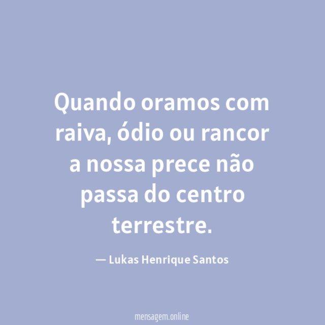 Quando oramos com raiva