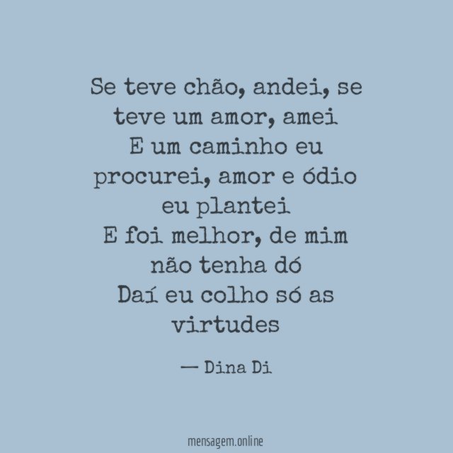 Se teve chão