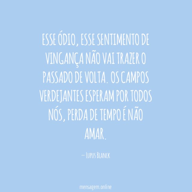 Esse ódio