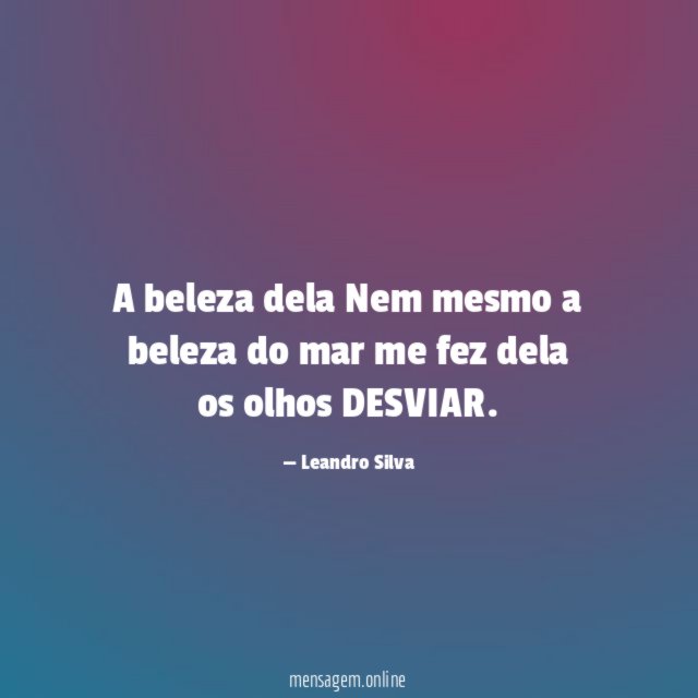 A beleza dela