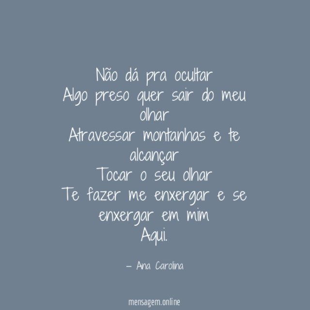 Não dá pra ocultar Algo preso quer sair do