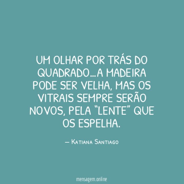 Um olhar por trás do quadrado