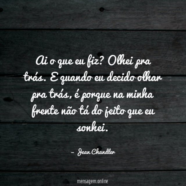 Ai o que eu fiz