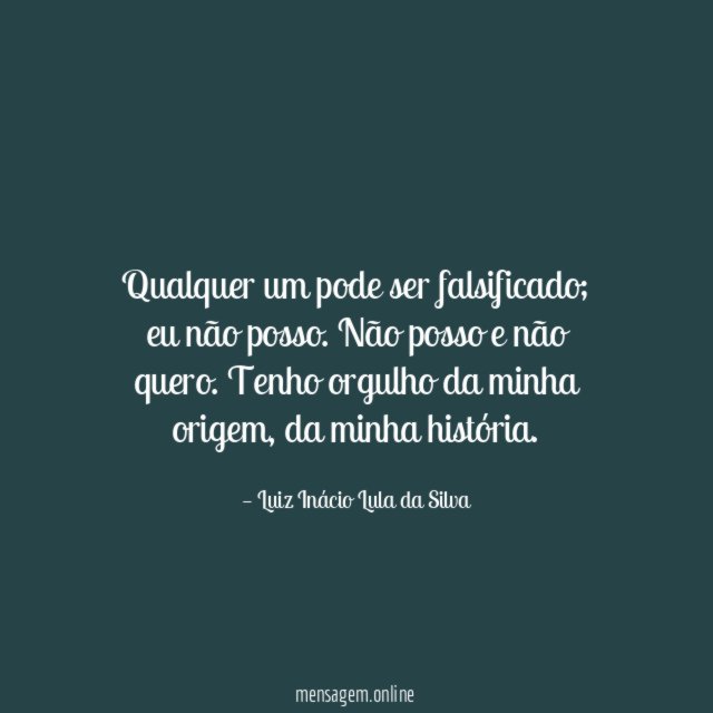 Qualquer um pode ser falsificado