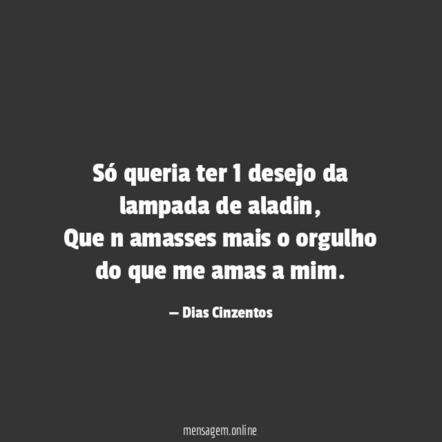 Só queria ter 1 desejo da lampada de aladin